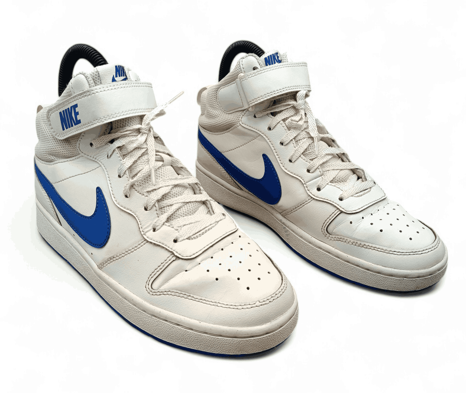 Nike Court Borough Mid 2 (PSV) White/Hyper Royal Boy's Sneakers - Tejori